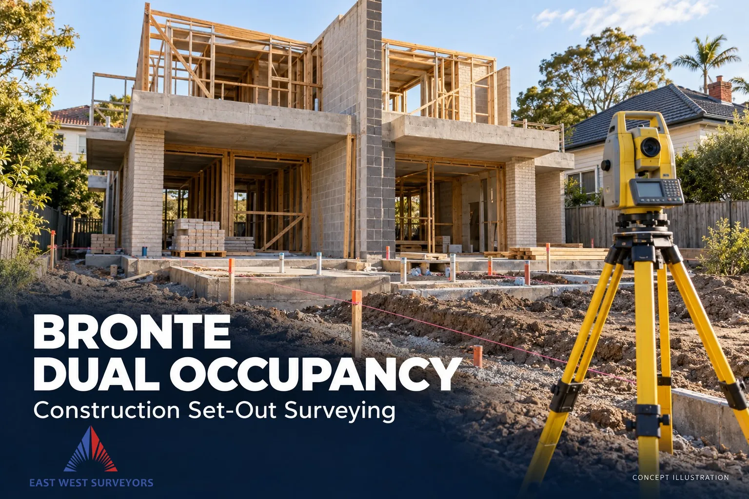 Dual occupancy residential development at 161 Macpherson St, Bronte